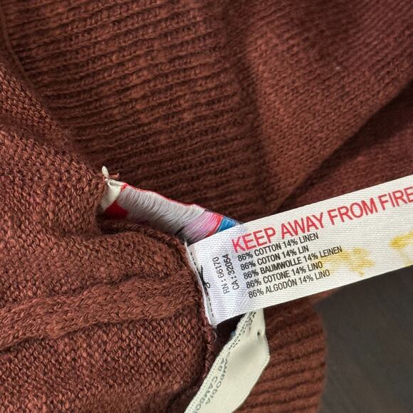 Free People Stockton Sweater Set Womens XS Oversize Wide Leg Matching Outfit NEW - Picture 11 of 16